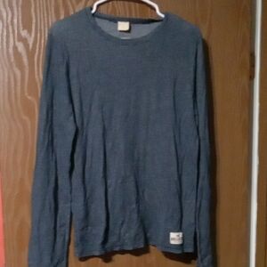 Hollister Men's Blue Long Sleeve Shirt